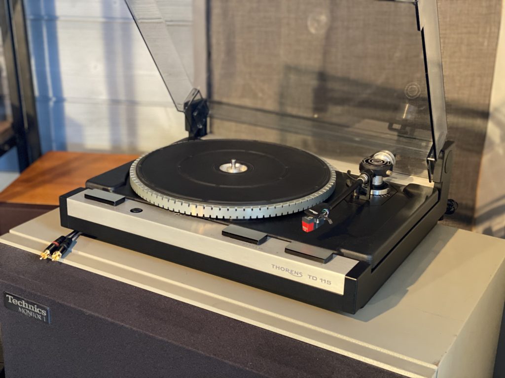 Platine vinyle Thorens TD 115 avec cartouche Shure V | eBay